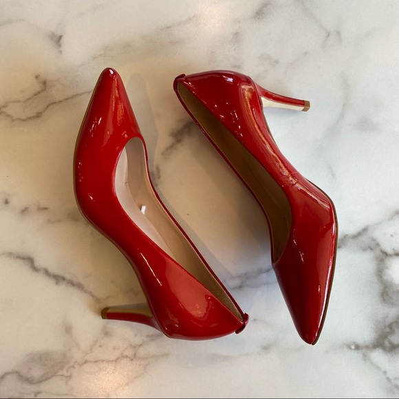 KATE SPADE Red Patent Leather High Heel Pumps - Picture 3 of 7